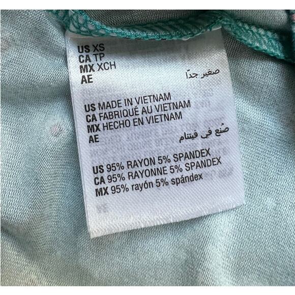 ALFANI WOMENS PAJAMAS MODAL SET TANK TOP TEAL & LEGGINGS CLASSIC BLACK SIZE XS - Picture 11 of 15